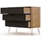 Manhattan Comfort Rockefeller Dresser in Nature and Textured Grey, PK2 2-103GMC7 - alternate 4